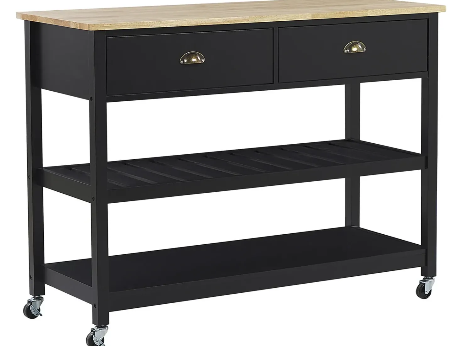 Carrello portavivande NAVARINO Legno Nero
