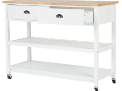 Carrello portavivande NAVARINO Legno Bianco
