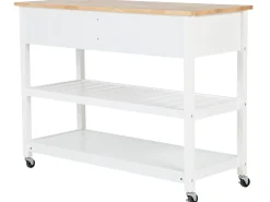Carrello portavivande NAVARINO Legno Bianco