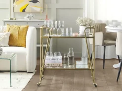 Carrello portavivande NOTI Metallo Oro