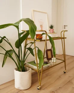 Carrello portavivande NOTI Metallo Oro