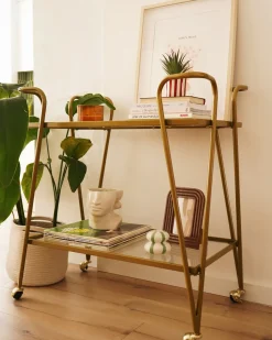 Carrello portavivande NOTI Metallo Oro