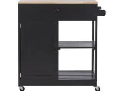 Carrello portavivande TRAPANI Nero