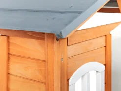 Casetta da giardino AMPELIKO Legno di abete Marrone
