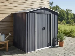 Casetta da giardino CIRELLA 194 cm 118 cm Grigio grafite