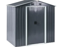Casetta da giardino CIRELLA 194 cm 118 cm Grigio grafite