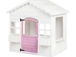 Casetta da giardino NIKAIA Legno di abete Bianco