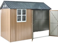 Casetta da giardino NOCCIANO 313 cm 220 cm Marrone
