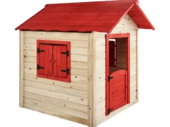 Casetta da giardino PELOPIO Legno di abete Marrone chiaro