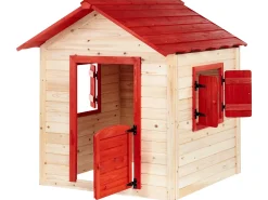 Casetta da giardino PELOPIO Legno di abete Marrone chiaro