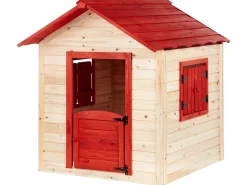 Casetta da giardino PELOPIO Legno di abete Marrone chiaro