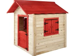 Casetta da giardino PELOPIO Legno di abete Marrone chiaro