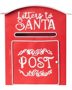 Cassetta postale di Natale ESPOO 30 cm Rosso