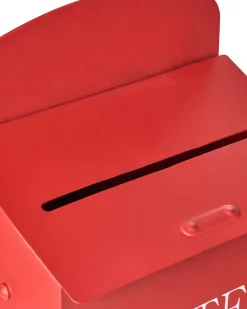 Cassetta postale di Natale FORSSA 30 cm Rosso