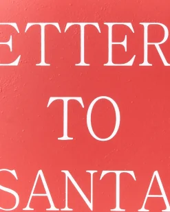 Cassetta postale di Natale FORSSA 30 cm Rosso