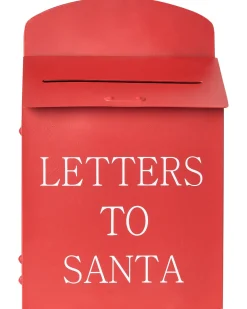Cassetta postale di Natale FORSSA 30 cm Rosso