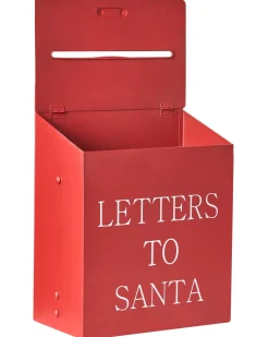 Cassetta postale di Natale FORSSA 30 cm Rosso