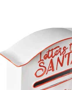 Cassetta postale di Natale ESPOO 30 cm Bianco