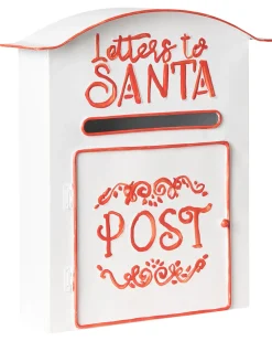 Cassetta postale di Natale ESPOO 30 cm Bianco