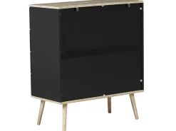 Cassettiera 4 cassetti WALPI Nero