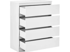 Cassettiera 4 cassetti WINNIPEG Bianco
