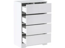 Cassettiera a 5 cassetti ALBERTA Bianco