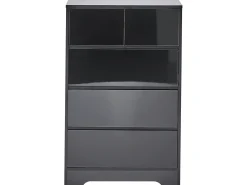 Cassettiera a 5 cassetti ALBERTA Nero
