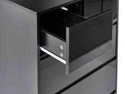 Cassettiera a 5 cassetti ALBERTA Nero