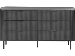 Cassettiera a 6 cassetti BRADLEY Nero