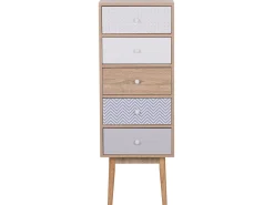 Cassettiera a 5 cassetti FOLEY Multicolore