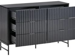 Cassettiera a 6 cassetti GLASTONBURY Nero