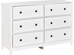 Cassettiera a 6 cassetti HAZELVALE Bianco