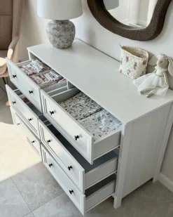 Cassettiera a 6 cassetti HAZELVALE Bianco