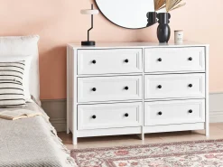Cassettiera a 6 cassetti HAZELVALE Bianco