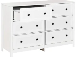 Cassettiera a 6 cassetti HAZELVALE Bianco