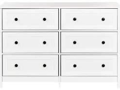 Cassettiera a 6 cassetti HAZELVALE Bianco