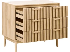 Cassettiera a 3 cassetti LYNWOOD Marrone chiaro