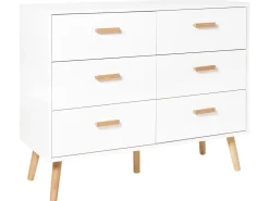 Cassettiera a 6 cassetti NEWARK Bianco