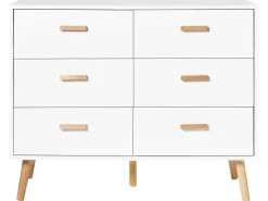 Cassettiera a 6 cassetti NEWARK Bianco
