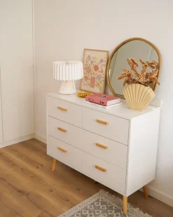 Cassettiera a 6 cassetti NEWARK Bianco