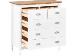 Cassettiera a 5 cassetti SHILLINGTON Legno di pino Bianco