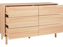 Cassettiera a 6 cassetti SHARPE Marrone chiaro