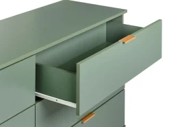 Cassettiera a 6 cassetti WALPOLE Verde