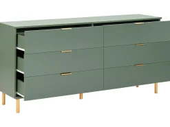 Cassettiera a 6 cassetti WALPOLE Verde