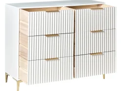Cassettiera a 6 cassetti WALCOTT Bianco