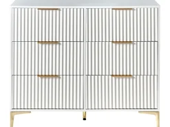 Cassettiera a 6 cassetti WALCOTT Bianco