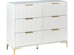 Cassettiera a 6 cassetti WALCOTT Bianco
