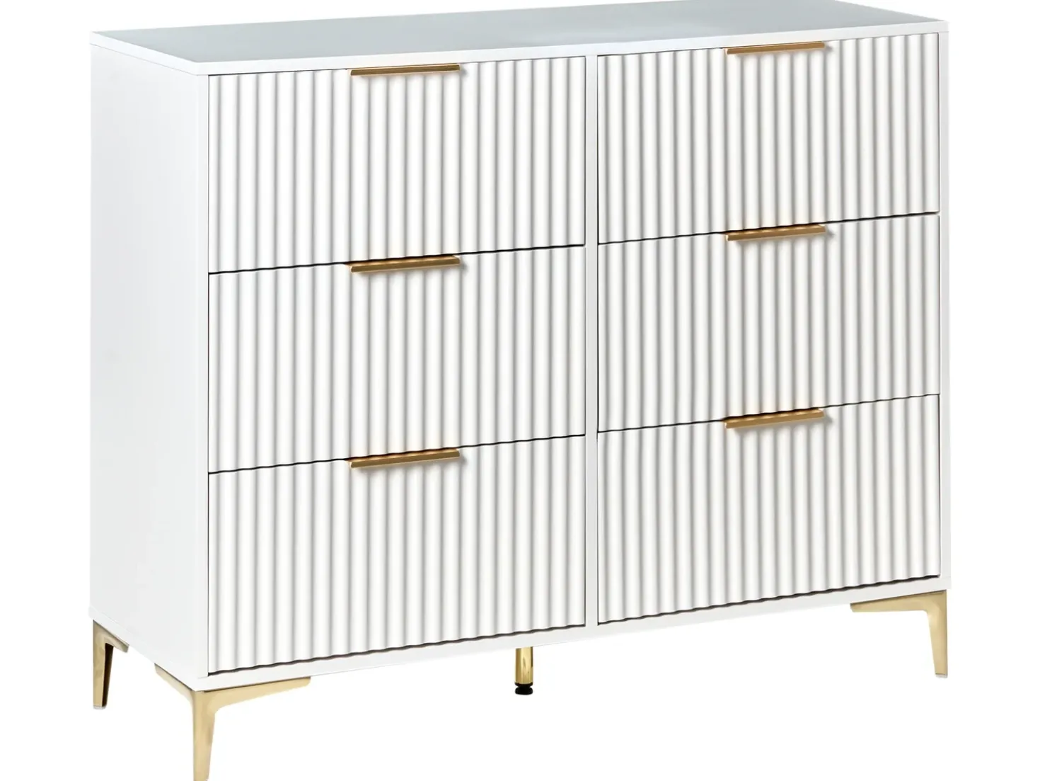 Cassettiera a 6 cassetti WALCOTT Bianco