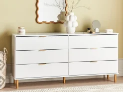 Cassettiera a 6 cassetti WALPOLE Bianco