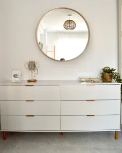 Cassettiera a 6 cassetti WALPOLE Bianco